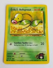 Pokemon Card Erika's Bellsprout 76/132 Gym Heroes 2000