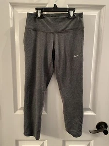 Nike Womens Charcoal Grey Capri Legging Size Xs  - Picture 1 of 7