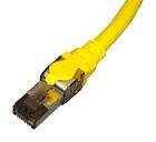 3.3FT, 1M, YELLOW, CAT8, STP ETHERNET PATCH LEAD SHIELDED, ETHERNET CABL FOR TUK