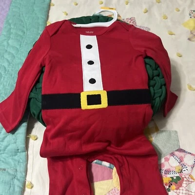 Carter's Santa Claus Bodysuit Unisex 12 Months Nwot - Image 1 of 4