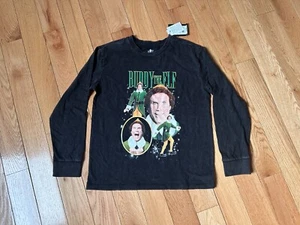 Art Class Boys' L 10/12 Buddy The Elf Christmas Graphic Washed T-Shirt PtP 17.5" - Picture 1 of 6