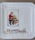 Grasslands Road Santa Serving Plate 8.5x8.5in. All Is Merry And Bright Santas...