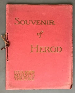 [Herbert Beerbohm Tree]  Souvenir of Herod  Her Majesty’s Theatre  Oct. 30, 1900 - Picture 1 of 12