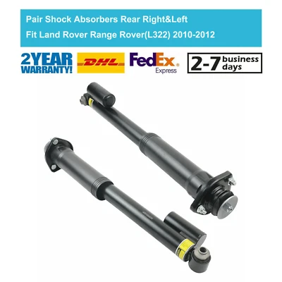 Pair Rear Right Left Shock Absorbers For Land Rover Range Rover(L322) 2010-2012 - Image 1 of 4