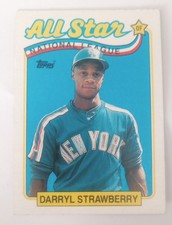 1989 Topps Darryl Strawberry All-Star #390 ~ Free Shipping & Returns
