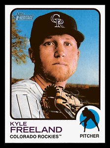 2022 Topps Heritage Kyle Freeland High Number #568 Centered Mint