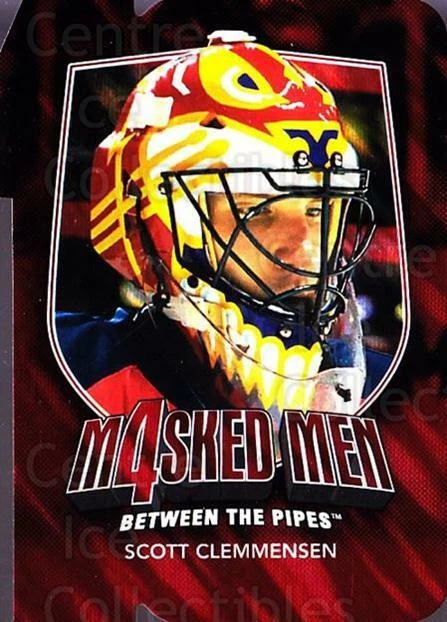 2011-12 Between The Pipes Masked Men 4 Ruby #12 Scott Clemmensen - Image 1 of 1