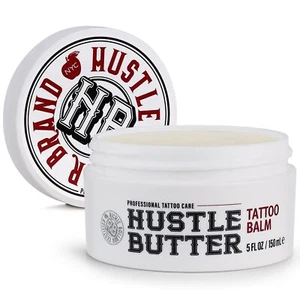Hustle Butter Tattoo Aftercare 5oz Tattoo Balm, Heals + Protects New Tattoos and - Picture 1 of 10