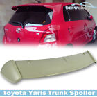 Unpainted Fits Toyota Yaris Xp90 2d 4d Hatchback S-look Rear Trunk Spoiler
