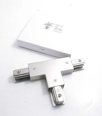 Conector WAC LT-BN "T" - 4" - Níquel cepillado - Pista L - Envío prepago  Foto 1 de 3