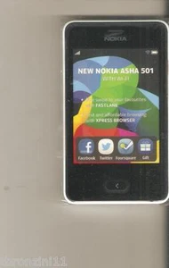 FINTO TELEFONO DA VETRINA - DUMMY - NOKIA ASHA 501(IS NOT A PHONE) - Zdjęcie 1 z 1