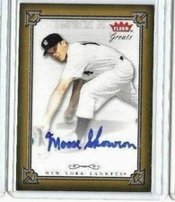 BILL SKOWRON 2004 FLEER GREATS OF THE GAME AUTHENTIC CERTIFIED AUTOGRAPH