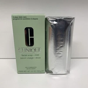 Clinique Facial Soap Mild Formula 5.2 oz/150 g Full Size Bar - Dry Combination - Picture 1 of 3