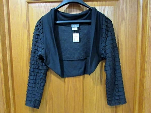 Dots Girls Shrug Size XL Black Dressy Sequins NWT - Picture 1 of 6