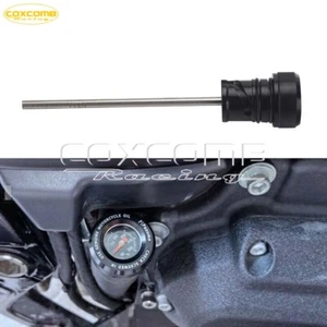 Oil Tank Dipstick Temperature Gauge for Harley Softail FXFB FXBR FLDE FXBB FLHC - Picture 1 of 9