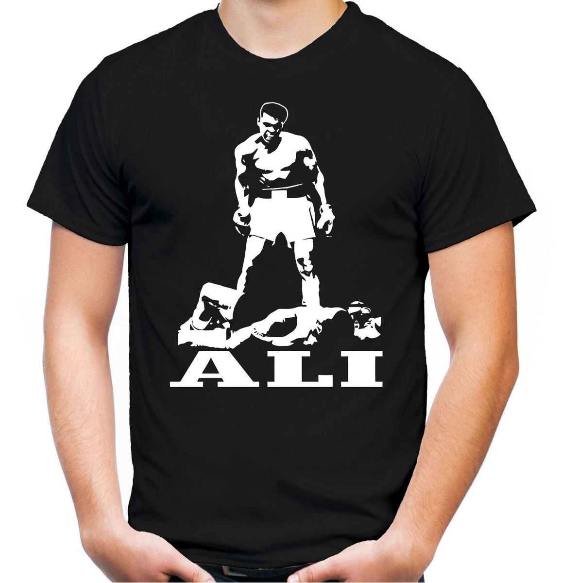 Rocky Sylvester Stallone T-Shirt Herren (Weiß) – Premium Baumwolle Mit Aufdruck, OEKO-TEX 100