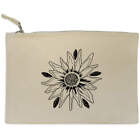 'Tiger Lily Flower' Canvas Clutch Bag / Accessory Case (CL00036572)