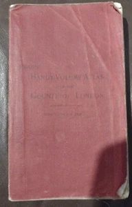 Philips' HANDY-VOLUME ATLAS of the COUNTY of LONDON 1922. 9th Edition.  - Picture 1 of 7