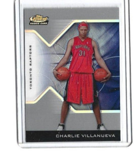 2005-06 Topps Finest Refractor #197 Charlie Villanueva Rookie Mint Card 359/359