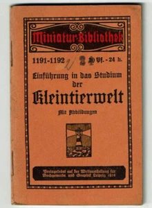Miniatur-Bibliothek Einführung in das Studium der Kleintierwelt unserer Gewässer - Picture 1 of 2