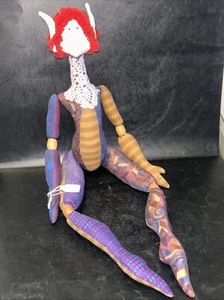 Cloth Elf Doll Joyce Patterson Plush OAK 22” Tall - Picture 1 of 9