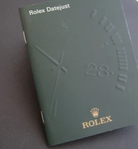ROLEX DATEJUST BOOKLET VON 2002 - 16234 16233 16200 16220 - LAGERWARE- ENGLISCH - Picture 1 of 6