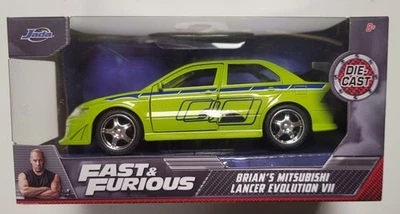 Nuevos juguetes JADA escala 1:32 Fast & Furious Brian's Mitsubishi Lancer Evolution VII Foto 1 de 4