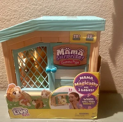 Little Live Pets Mamá Sorpresa Interactiva Mamá Conejillo de Indias Hutch Foto 1 de 2