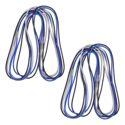  12pcs Trash Can Bands: 140cm Circumference Elastic Secure Garbage Bag Elastic - Image 1 of 4