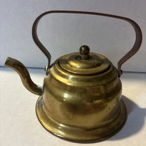 Antiker Wasserkocher KLM Miniatur Kupfer und Messing leer - Bild 1 von 10