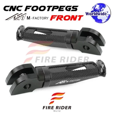 Clavijas de pie CNC negras Shinobi para Honda CBF 1000 F 06 07 08 09 10 11 12 13 1 Foto 1 de 4