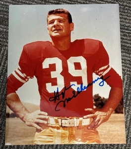 HUGH MCELHENNY Autographed 8x10 Photo HOF San Francisco 49ers - Picture 1 of 1