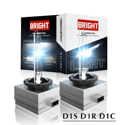 Pair HID Xenon Headlight Bulb High Low Beam Set For Mercedes-Benz E350 2008-2012 - Image 1 of 4