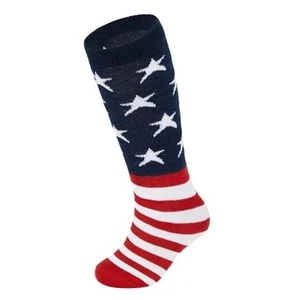  Kids Soccer Socks Knee High Sock for Boys 10-12 Years American Flag Big Kid - Picture 1 of 6