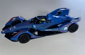 NIO 333 Micro Scalextric Formula E Blue Racing #3 9v 1:64 Scale Working - Picture 1 of 10