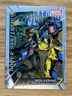 2023 Upper Deck Marvel Platinum SUPER STATISTICS Card #PL18 WOLVERINE - Mint!  - Image 1 of 2