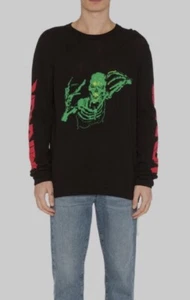 NUEVO CON ETIQUETAS SUÉTER DE PUNTO MEZCLA ALGODÓN MEZCLA ALGODÓN BLANCO BLANCO APAGADO c/o VIRGIL ABLOH TALLA M - Imagen 1 de 10