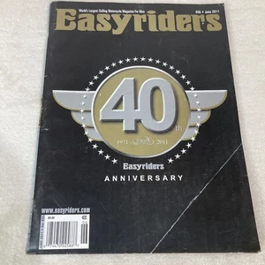 Easy Rider Motorcycle mag for Men-40th Anniversary Magazine June 2011 -VG cond. - Picture 1 of 6