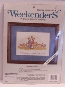 Gezähltes Kreuzstich-Set Geburtsanzeige Weekender The Flopsy Bunnies  - Bild 1 von 2