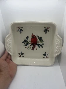 Lenox Winter Greetings Square Baker 8” NWT No Box - Picture 1 of 12