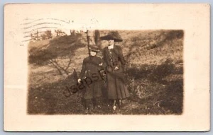 K17/ Hot Springs Arkansas RPPC Postcard c1910s Pretty Women Girls 93 - Picture 1 of 4