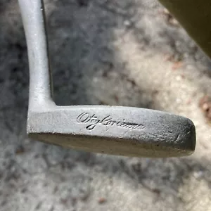Vintage Otey Crisman Golf Putter H9T Hickory Shaft Right Handed 36" - Picture 1 of 17