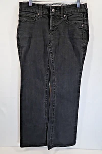 Ariat Women's REAL Jeans Size 29R (30X32) Mid Rise Stretch Black Wash Western - Picture 1 of 11