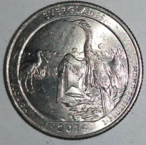 Any 5 FOR $5 + FREE SHIPPING - 2014 D - Everglades - Florida  ATB Quarter - Picture 1 of 1