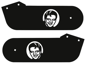 Elvis Stern Laser-Cut Metal Hinges 0568 - Picture 1 of 4