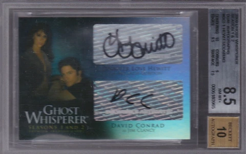 2009 GHOST WHISPERER DUAL AUTOGRAPHS JENNIFER LOVE HEWITT & DAVID CONRAD Cover