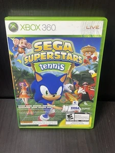 Sega Superstars Tennis + Live Arcade (2007, Microsoft XBOX 360) CIB Completo - Imagen 1 de 3