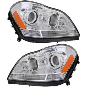 Headlight Set of 2 Halogen Left & Right for 2007-2012 Mercedes Benz GL450 Base - Picture 1 of 12