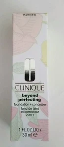 New in Box - Clinique, Beyond Perfecting Foundation + Concealer - 24 Golden - Picture 1 of 1