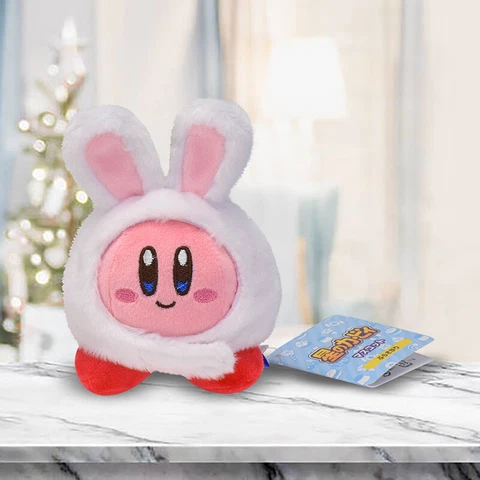 5.1" Kirby Super Star Plush Toys Rabbit Kirby Soft Stuffed Doll Xmas Gifts Cover